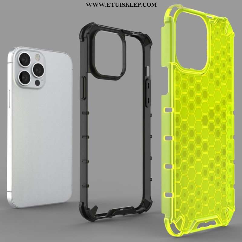 Etui do iPhone 14 Pro Max Styl Plastra Miodu